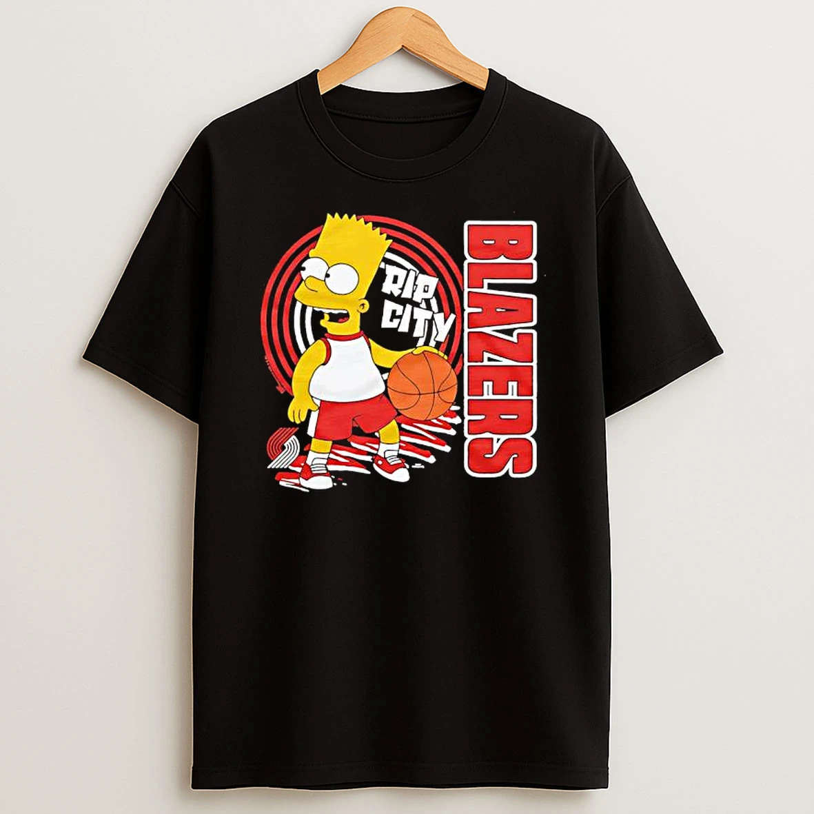 The Simpsons Bart X Portland Trail Blazers Shirts