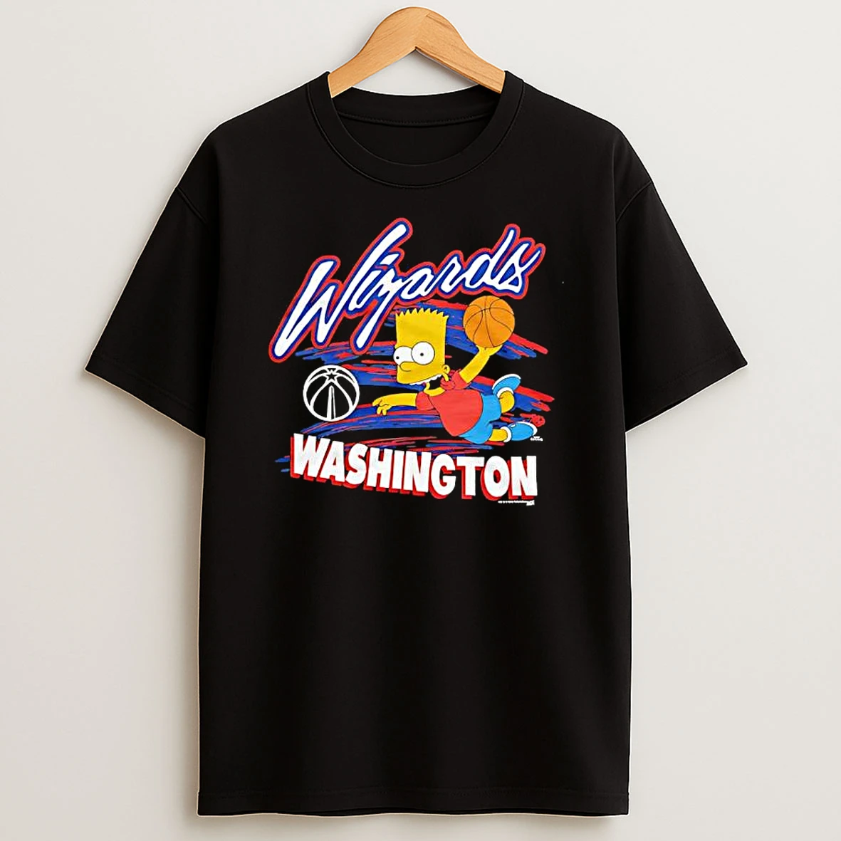 The Simpsons Bart X Washington Wizards Shirts