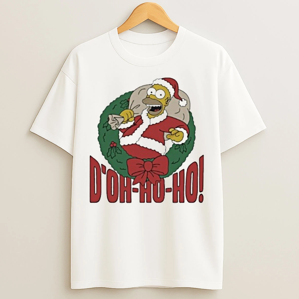 The Simpsons Homer Doh Ho Ho Christmas 2025 T Shirts