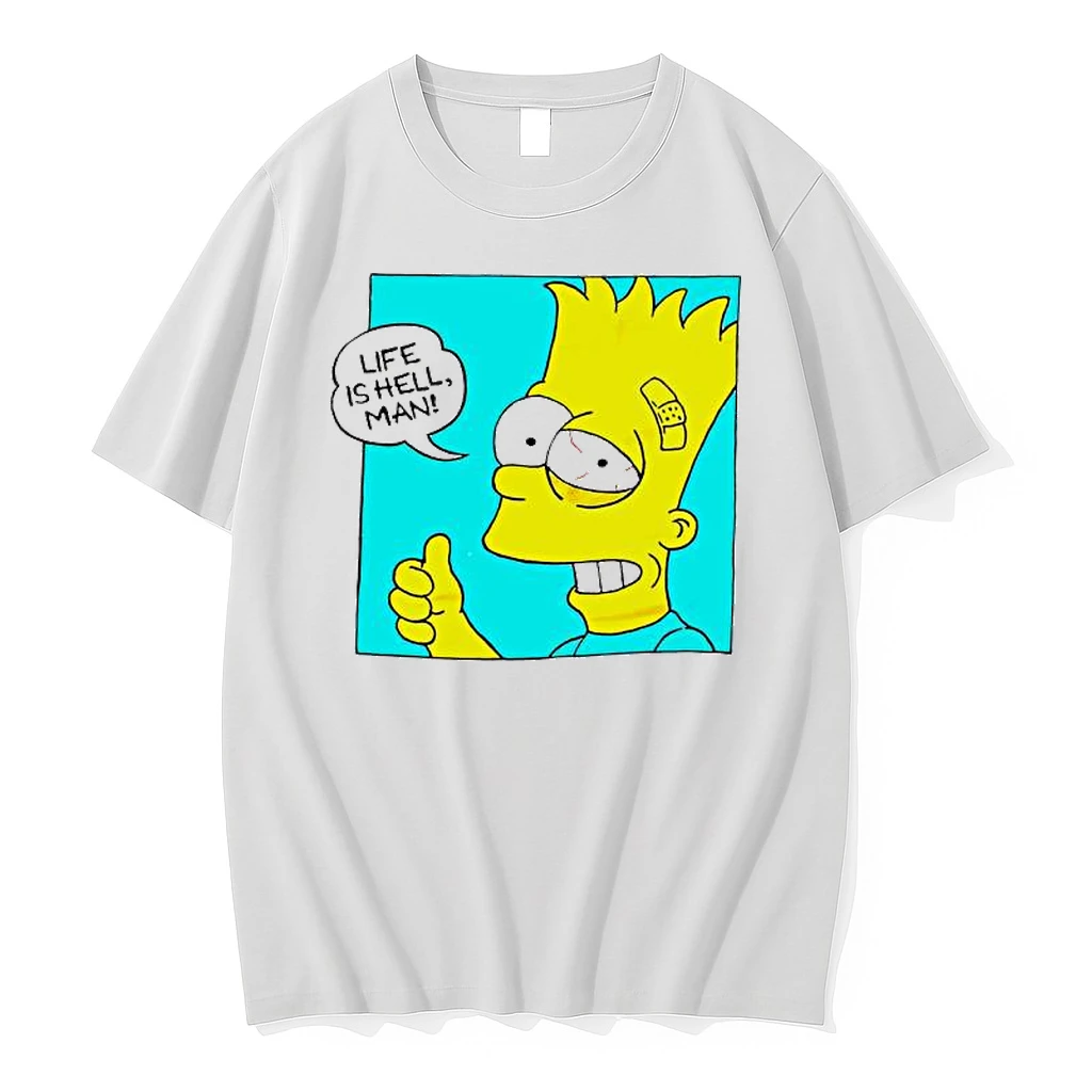 The Simpsons Life Is Hell Man Shirts