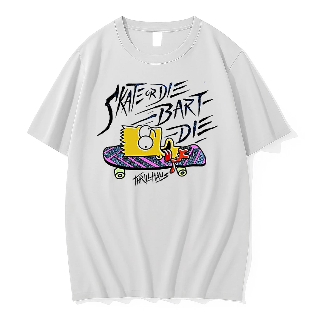 The Simpsons Skate Or Die Bart Die Thrillhaus Shirts