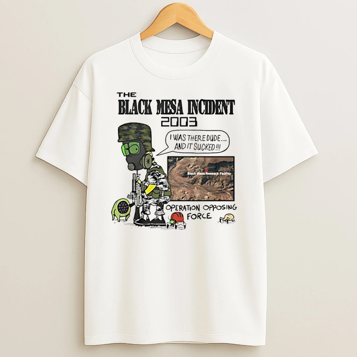 The Simpsons The Black Mesa Incident 2003 I Was Theredude And It Sucked T Shirts