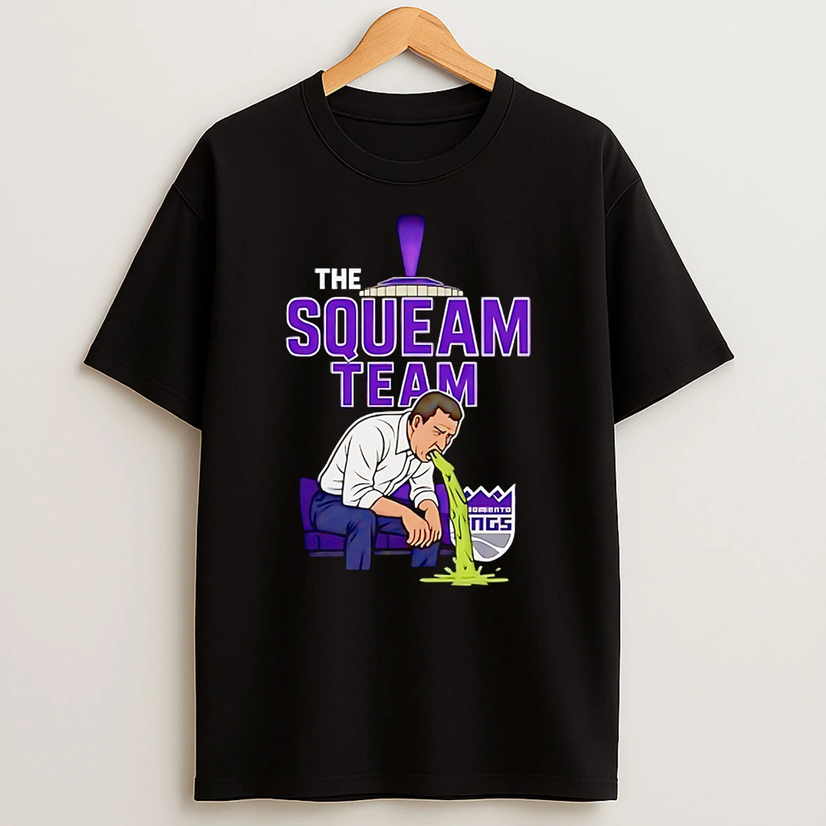 The Squeam Team Sacramento Kings Shirts