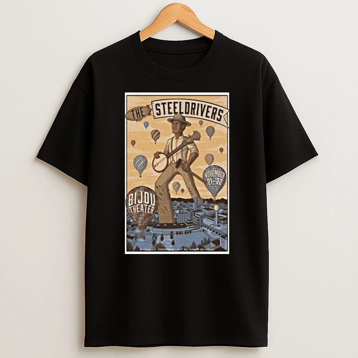 The Steeldrivers Nov 21 22 2025 Bijou Theatre Knoxville Tennessee Shirts