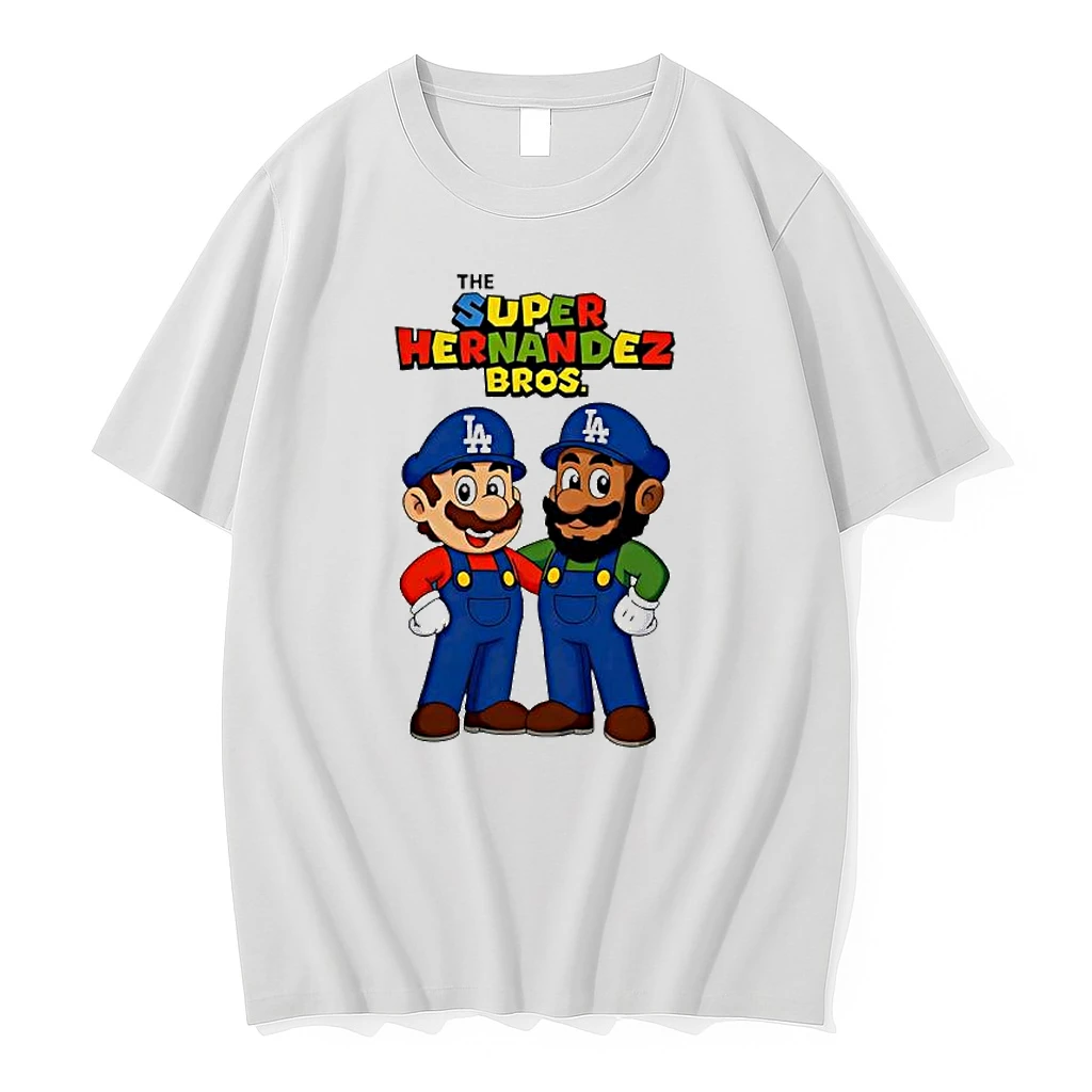The Super Hernandez Bros Mario La Graphic Shirts
