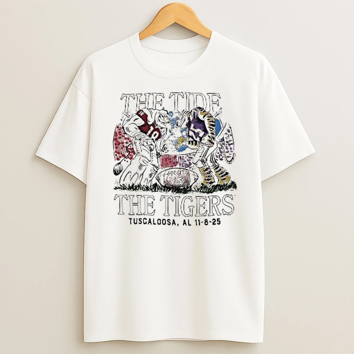 The Tide Vs The Tigers Tuscaloosa Al 11 8 25 Shirts