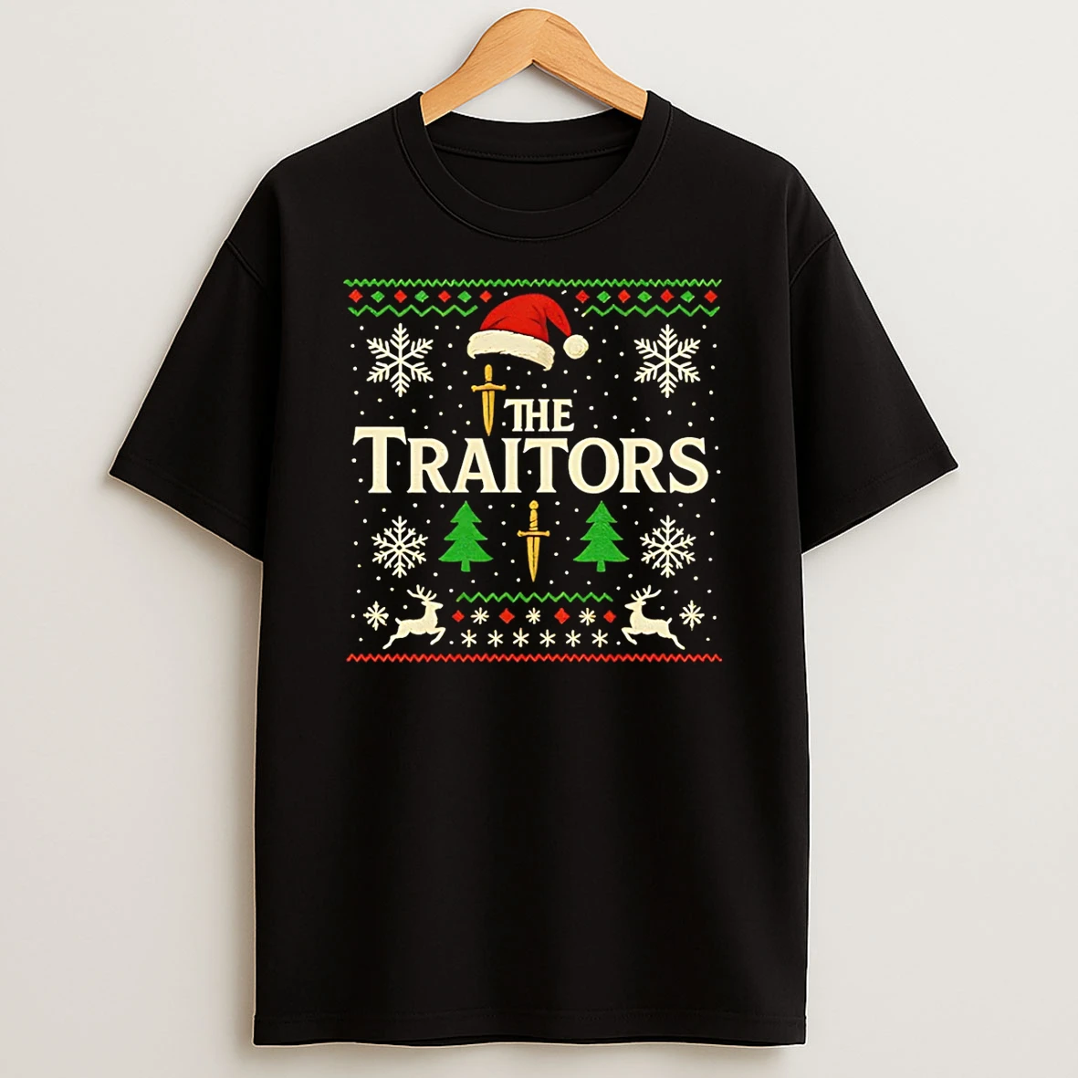 The Traitors Christmas Santa Hat Ugly Shirts