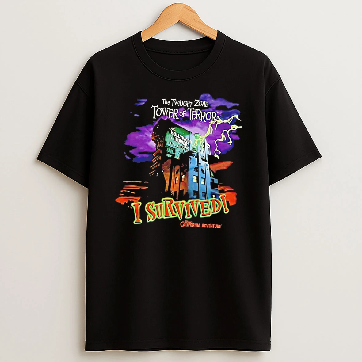 The Twilight Zone Tower Of Terror I Survived Shirts