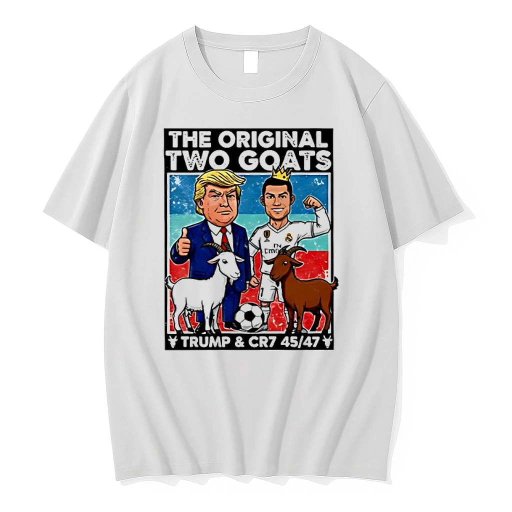 The Two Goats Trump Ronaldo 45 47 Shirts