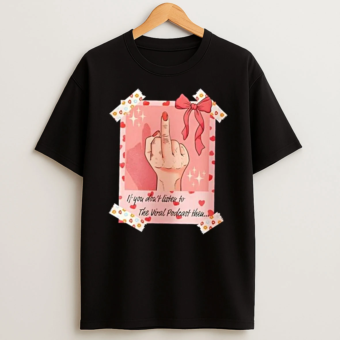 The Viral Podcast Polaroid Fu Shirts