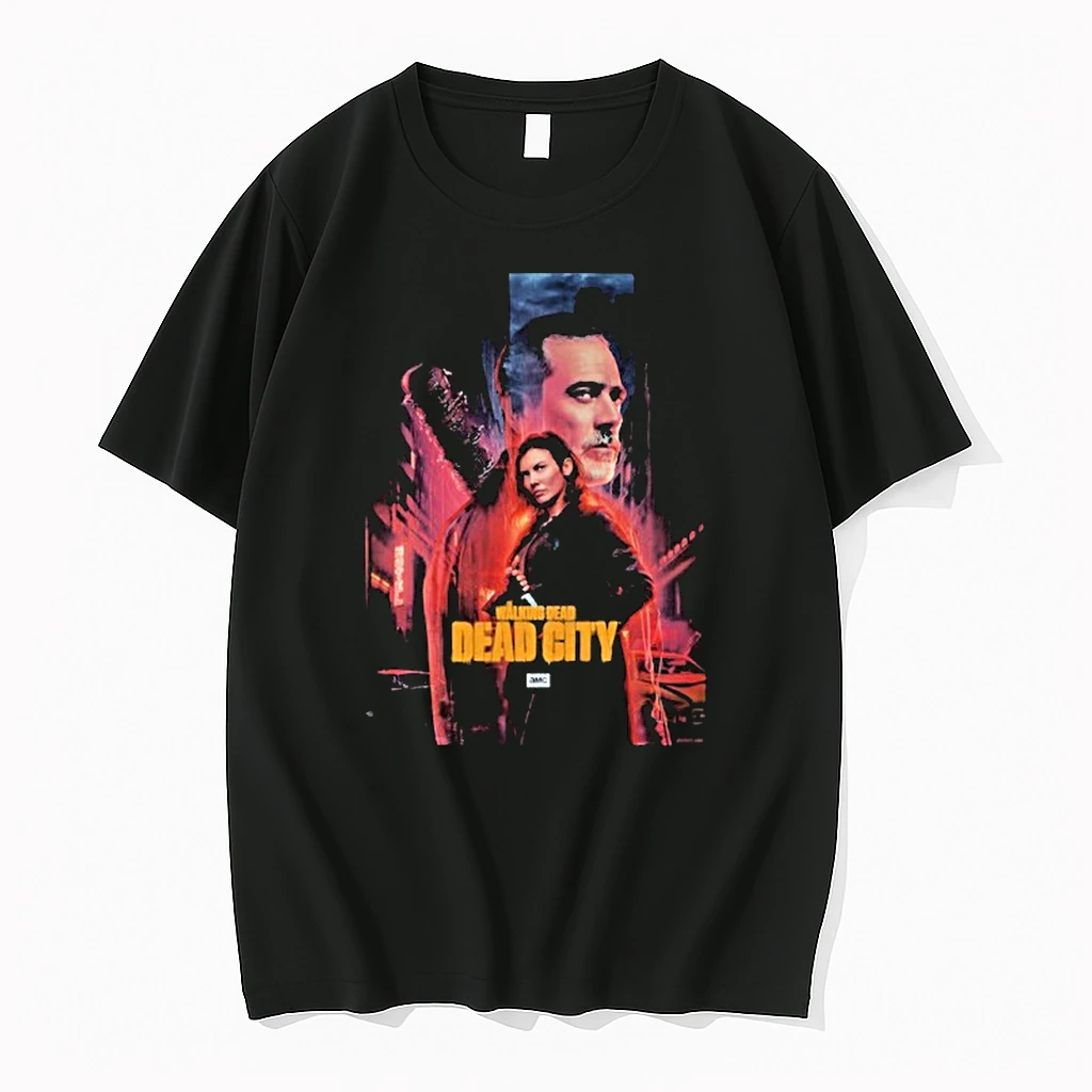 The Walking Dead Dead City Season 2 Key Art Negan Shirts