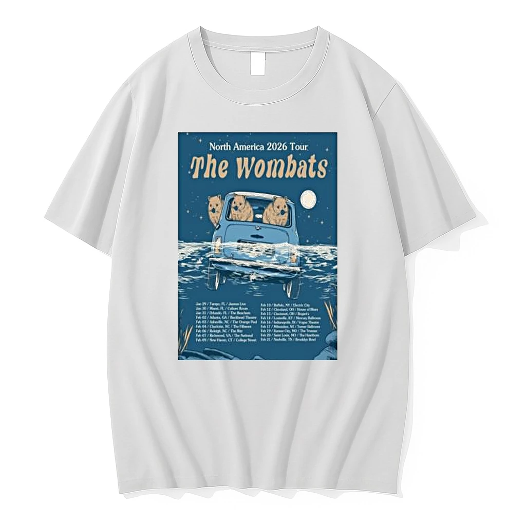 The Wombats North America 2026 Tour Shirts