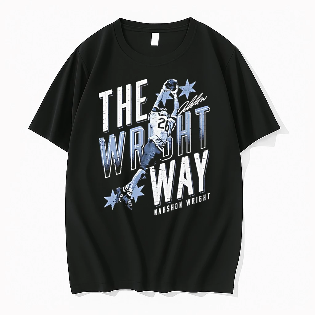 The Wright Way Nahshon Wright Chicago Bears Signature Shirts