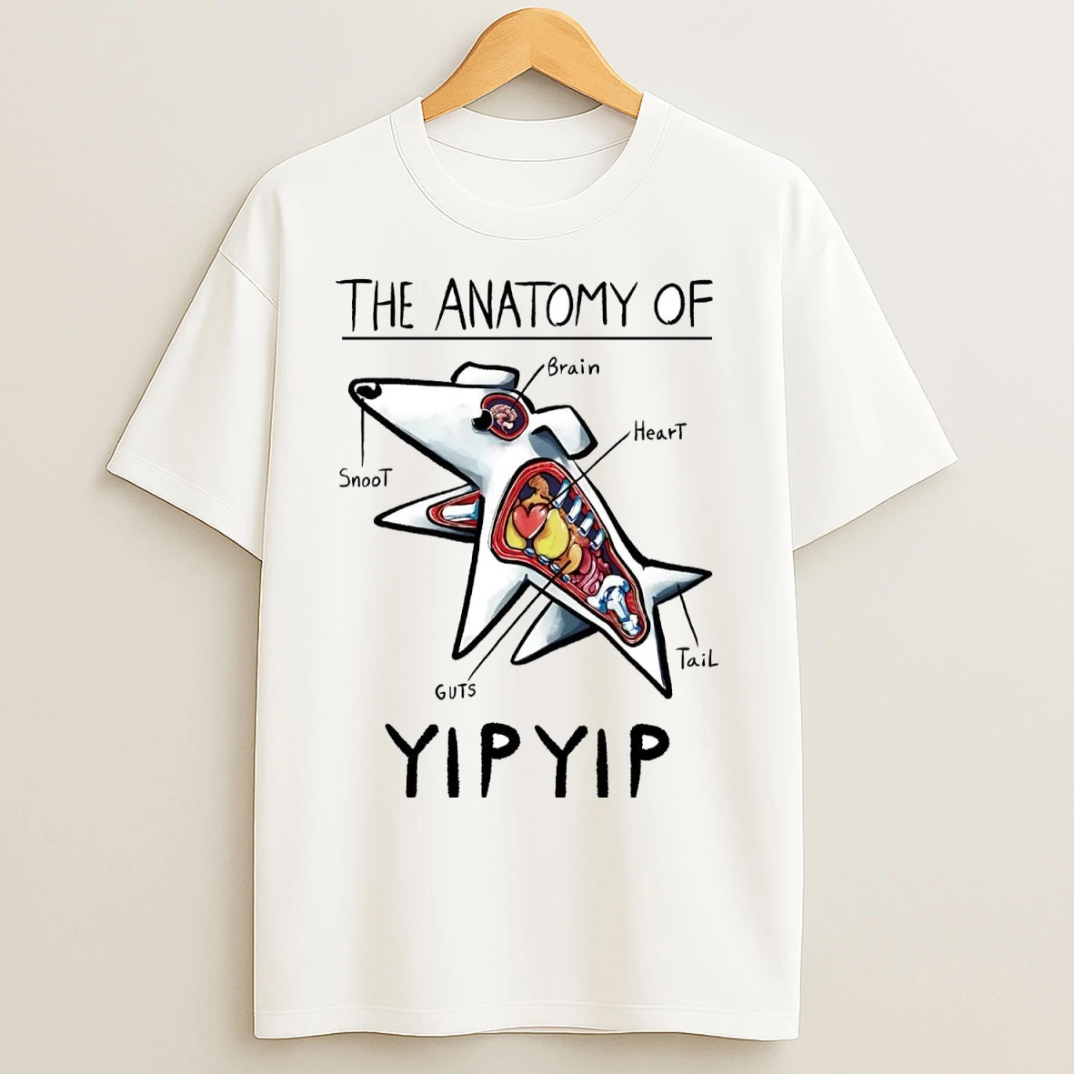 The Anatomy Of Yip Yip T Shirts