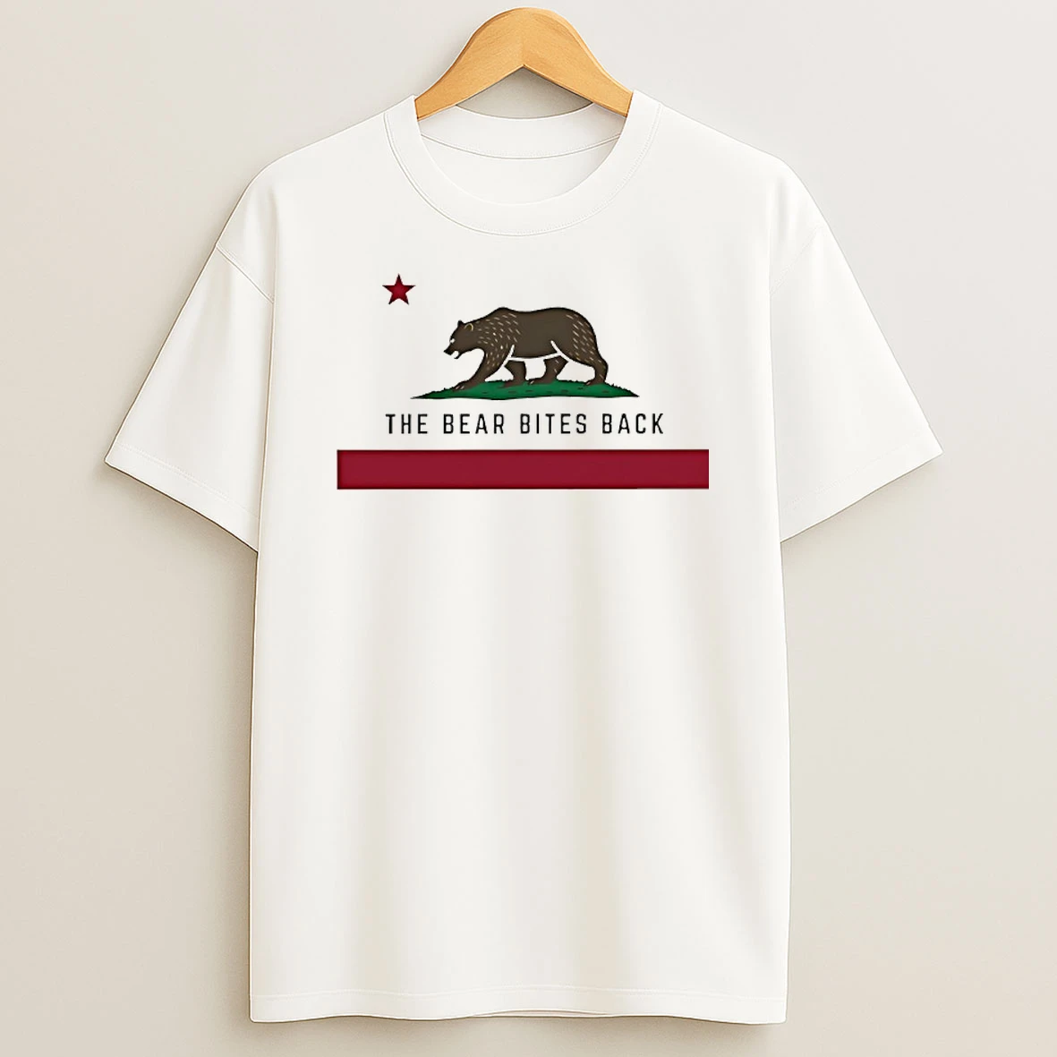 The Bear Bites Back California Bear Flag Shirts