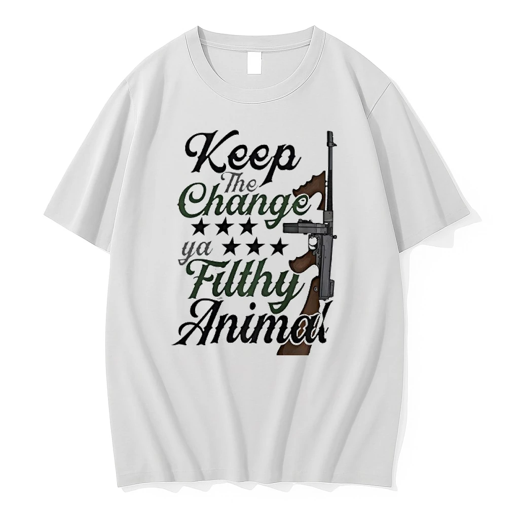 The Change Ya Filthy Animal Thompson Gun Shirts
