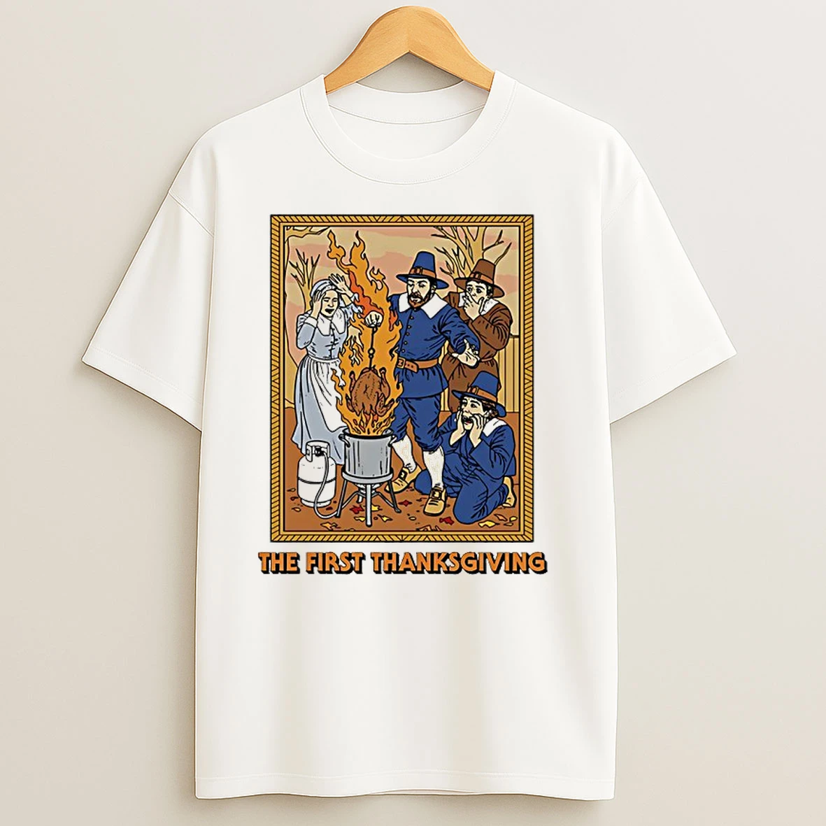 The First Thanksgiving Graphic Art T Shirts