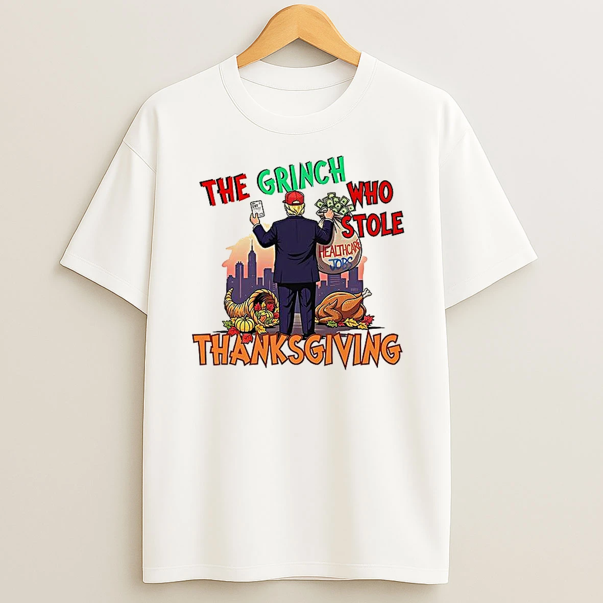 The Grinch Stole Thanksgiving Trump Shirts