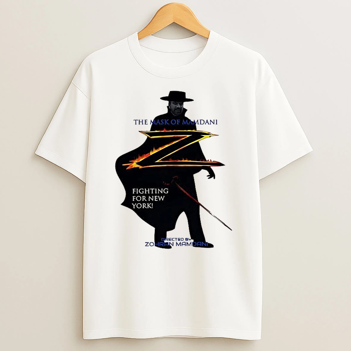 The Mask Of Mamdani Directed By Zohran Mamdani Shirts