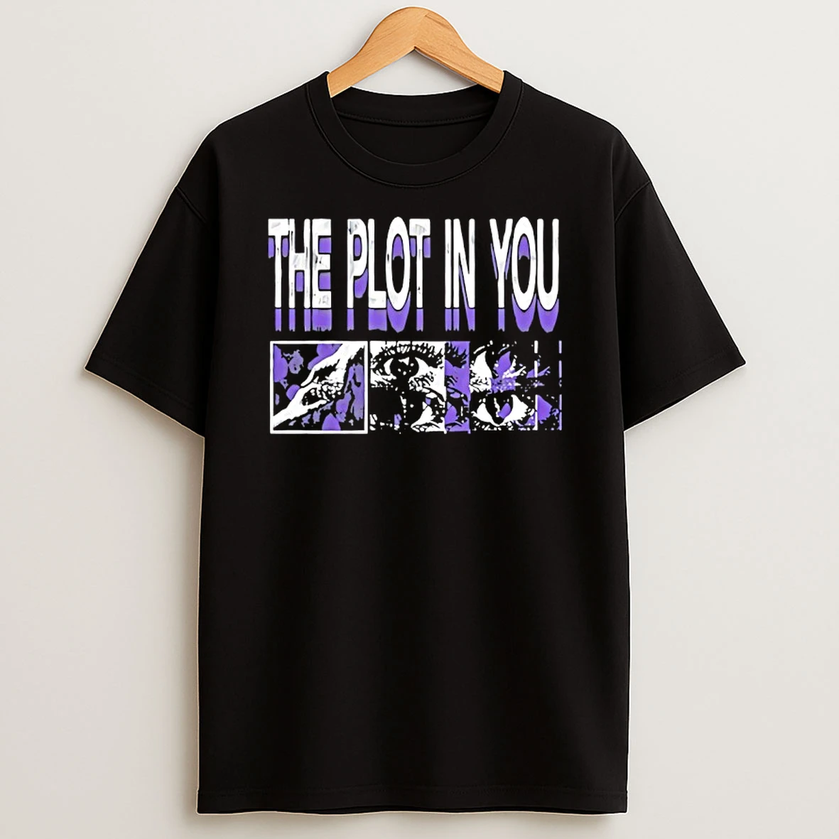 The Plot In You Closure Hold Hands Eyes Purple Vintage Shirts