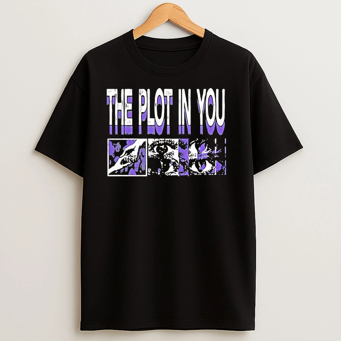 The Plot In You Closure Hold Hands Eyes Purple Vintage T Shirts