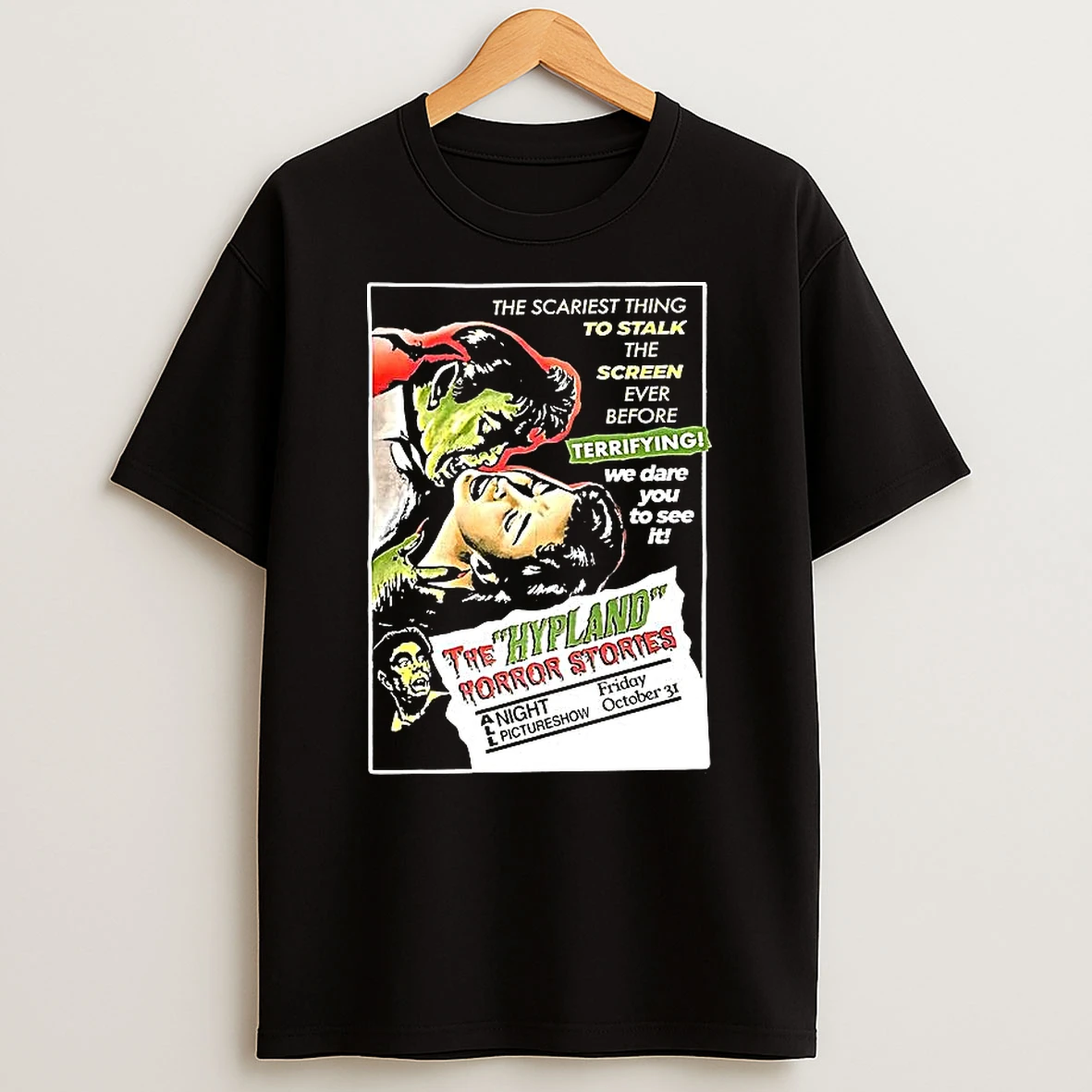 The Scariest Thing To Stalk The Screen Ever Before Halloween Horror Comic Shirts