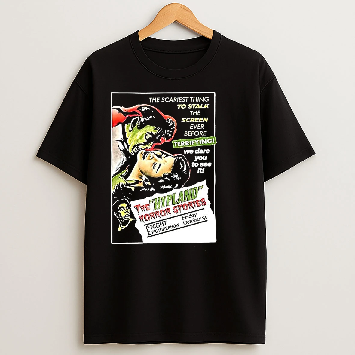 The Scariest Thing To Stalk The Screen Ever Before Halloween Horror Comic T Shirts