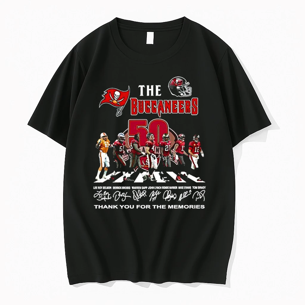 The Tampa Bay Buccaneers 50th Anniversary Thank You For The Memories Shirts
