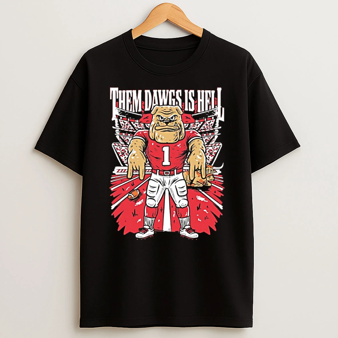 Them Dawgs Is Hell Georgia Bulldogs Beat Texas Longhorns Mascot Shirts