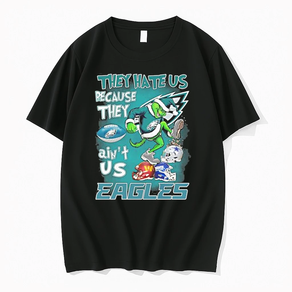 They Hate Us Cause They Aint Us Grinch Philadelphia Eagles Stomp On Nfl Teams Shirts