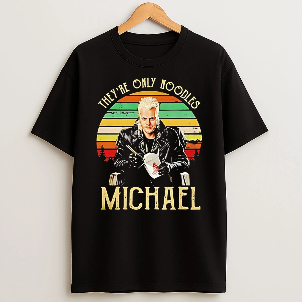 Theyre Only Noodles Michael Vintage Shirts