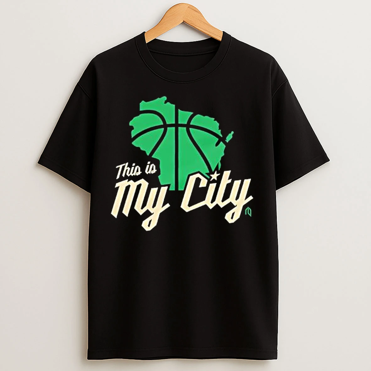 This Is My City Shape Of Wisconsin Milwaukee Bucks T Shirts