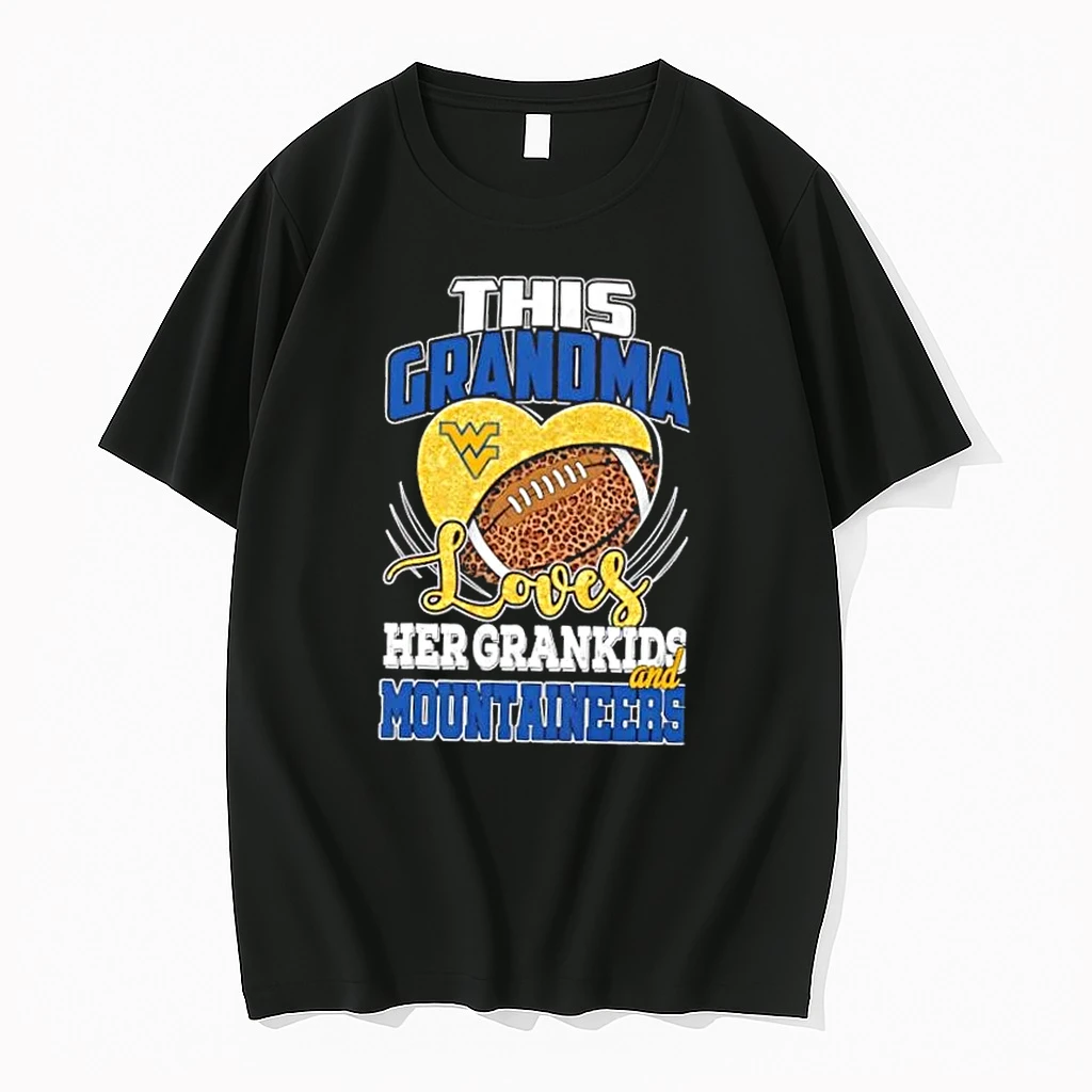 This Grandma Loves Her Grandkids And West Virginia Mountaineers Shirts