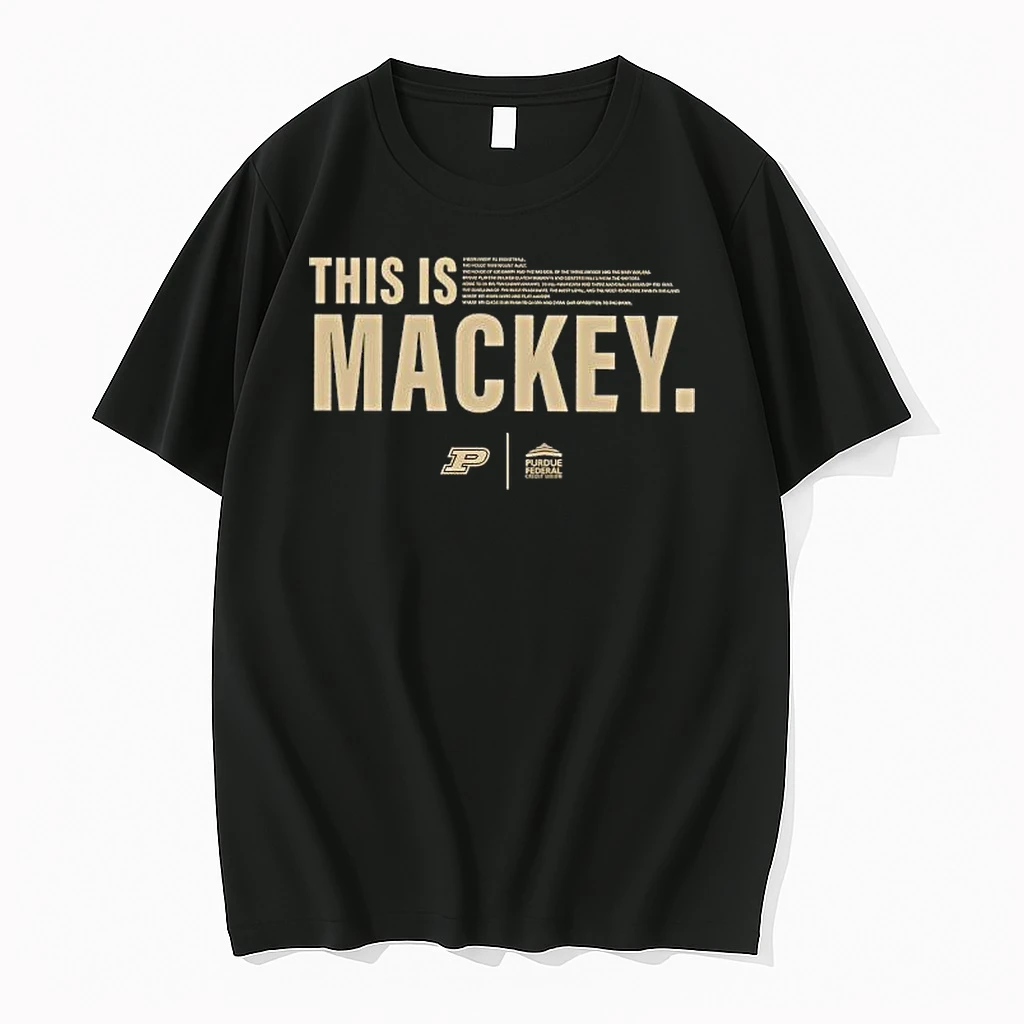 This Is Mackey Purdue Boilermakers Logo Shirts