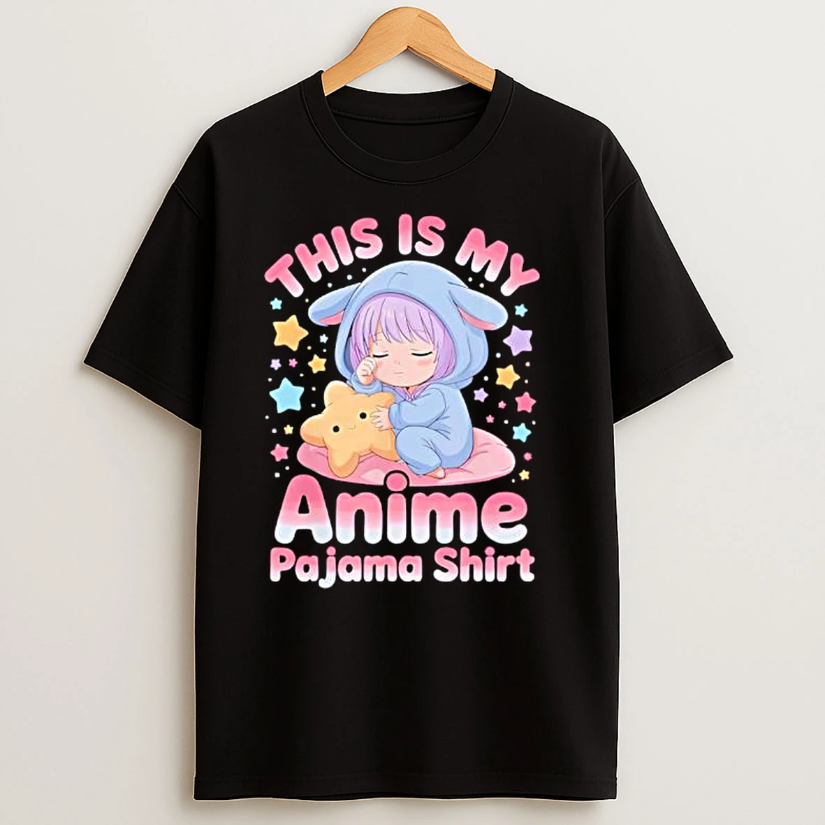 This Is My Anime Pajama Kawaii Cute Sleeping Girl T Shirts