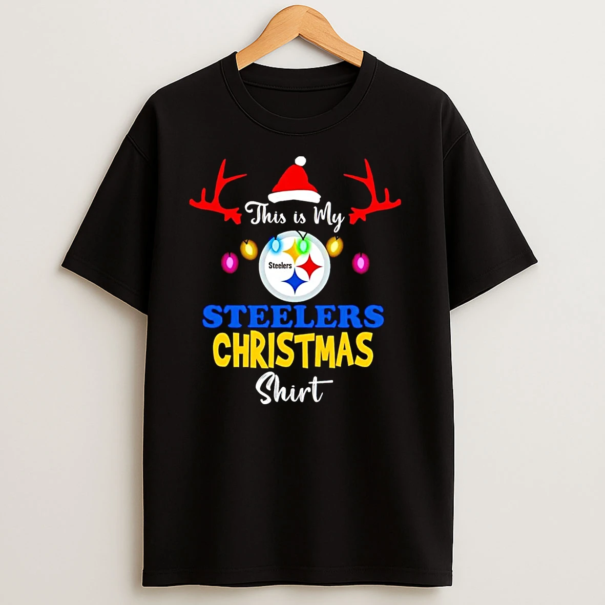 This Is My Football Pittsburgh Steeler Christmas T Shirts