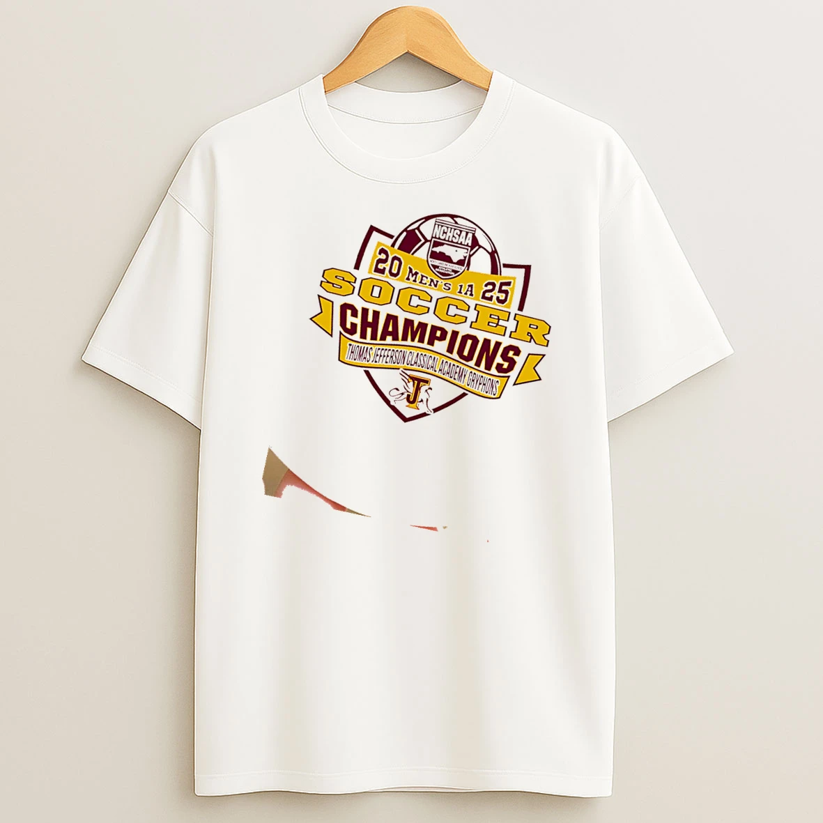 Thomas Jefferson Classical Academy Gryphons Nchsaa Soccer Division1a Champions 2025 Shirts