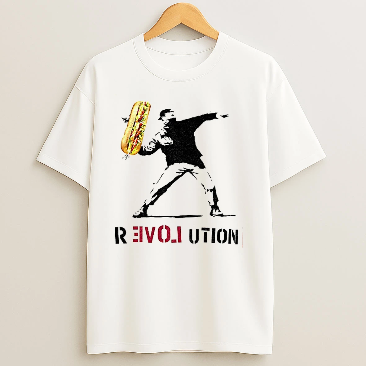 Throwing Sandwich Revolution T Shirts