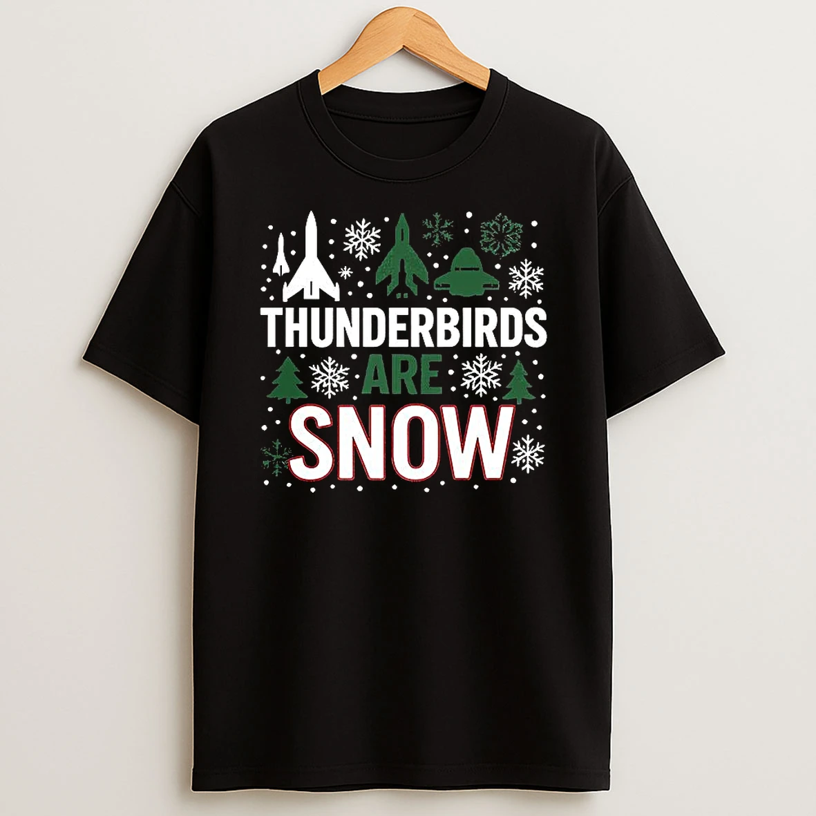 Thunderbirds Are Go Snow Christmas Shirts