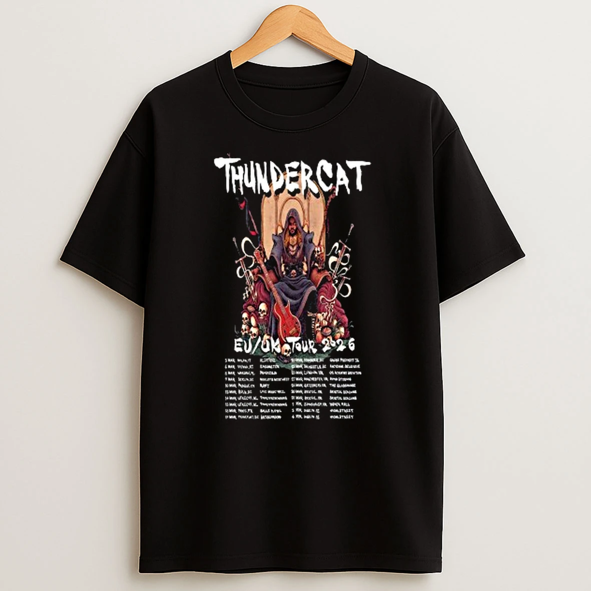 Thundercat Eu And Uk Tour 2026 Shirts