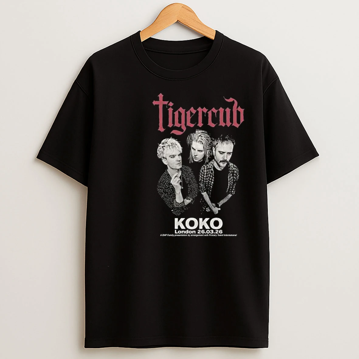 Tigercub London Uk March 26 2026 Circle Black T Shirts