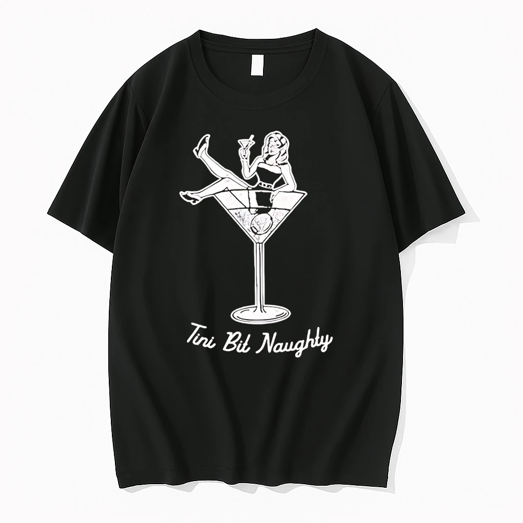 Tini Bit Naughty Girl Wine Christmas Shirts