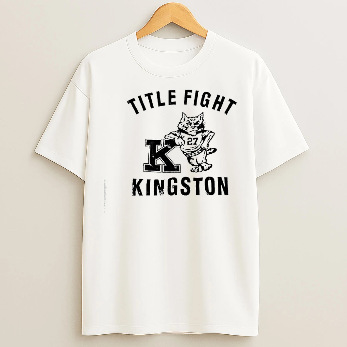 Title Fight Kingston Mascot Cat Graphic T Shirts