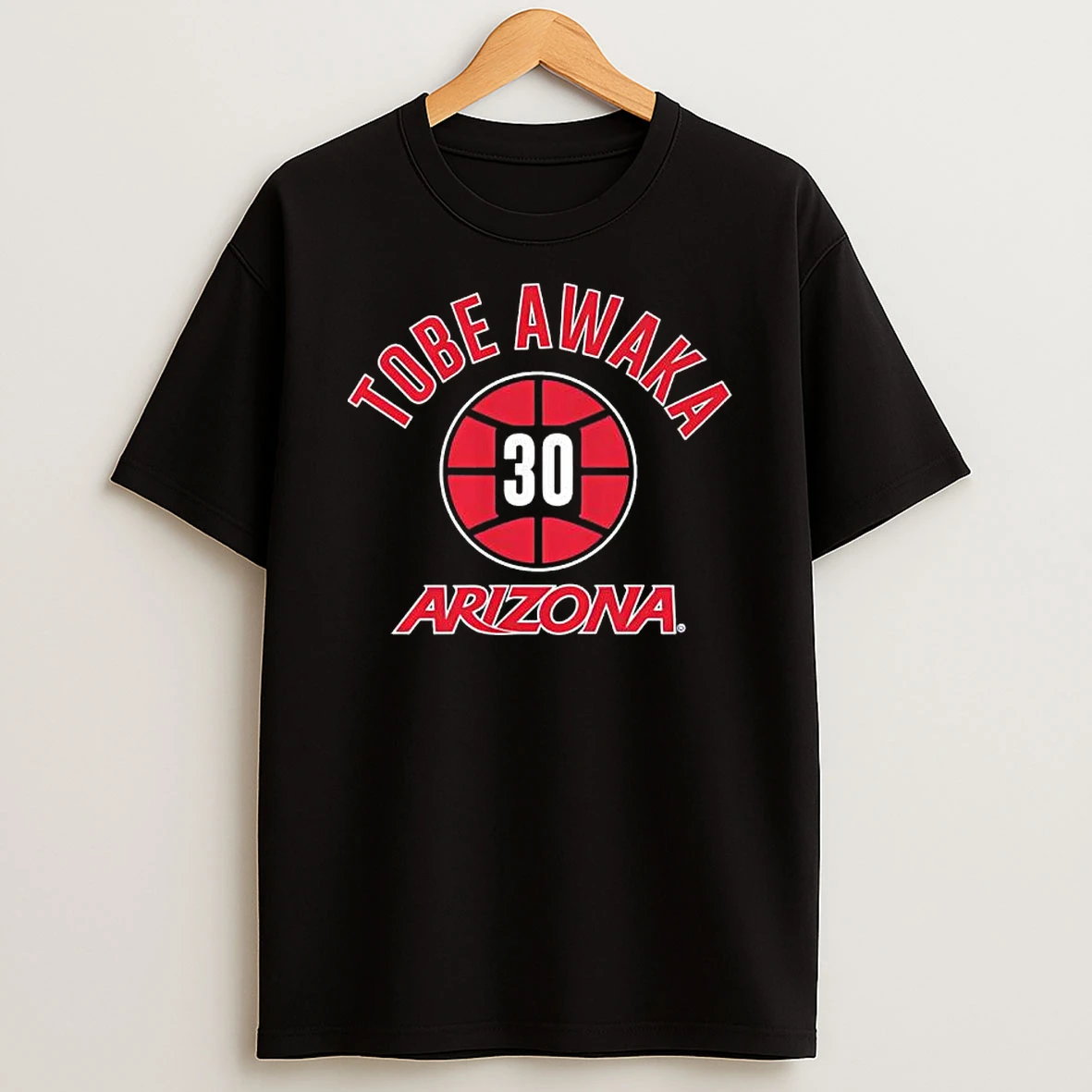 Tobe Awaka Name Number Ball Gonzaga Basketball Black Shirts