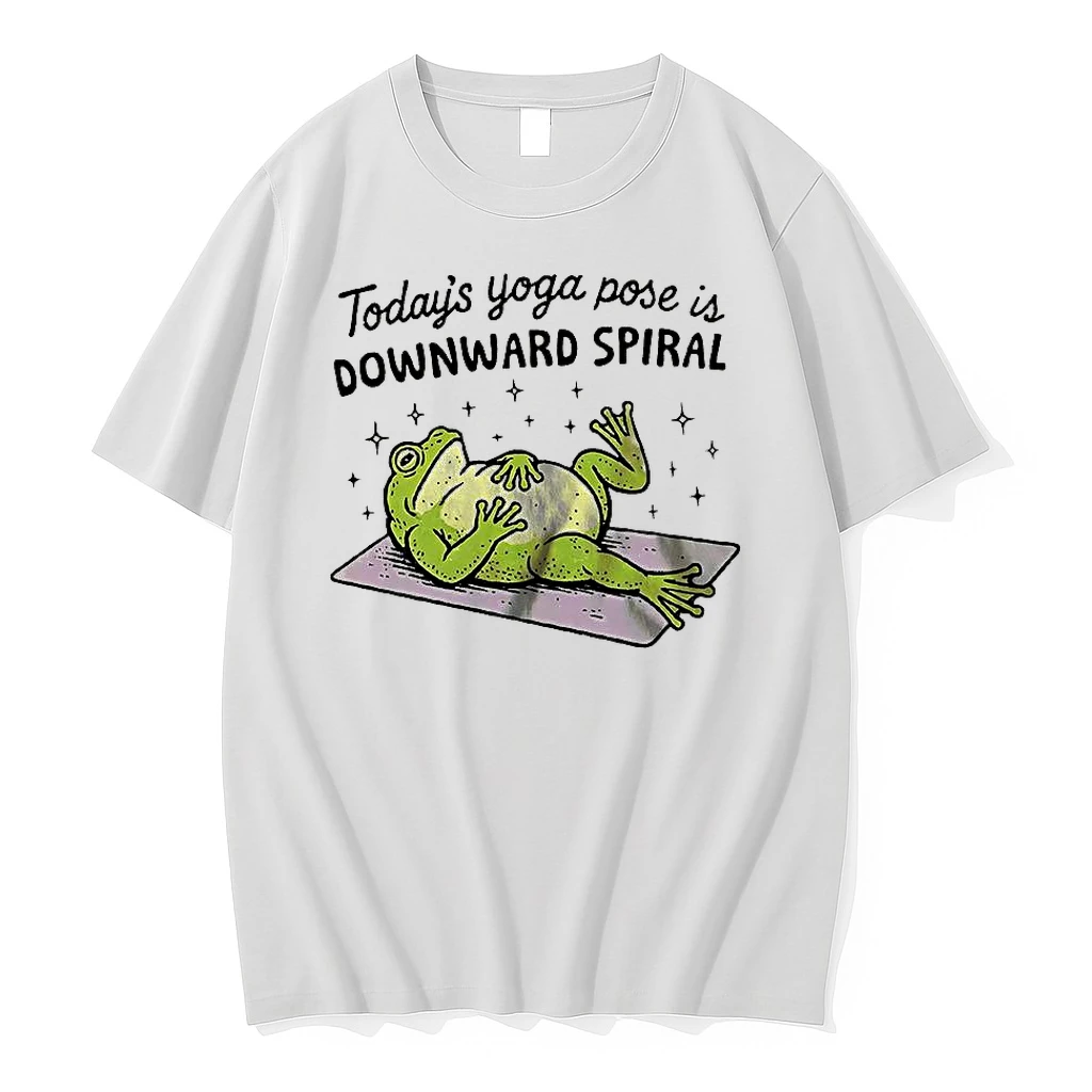 Todays Yoga Pose Is Downward Spiral Frog Shirts