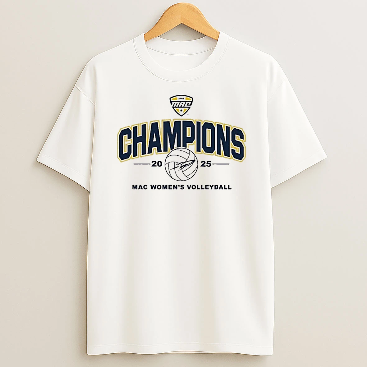 Toledo Rockets 2025 Mid American Conference Mac Womens Volleyball Tournament Champions Shirts