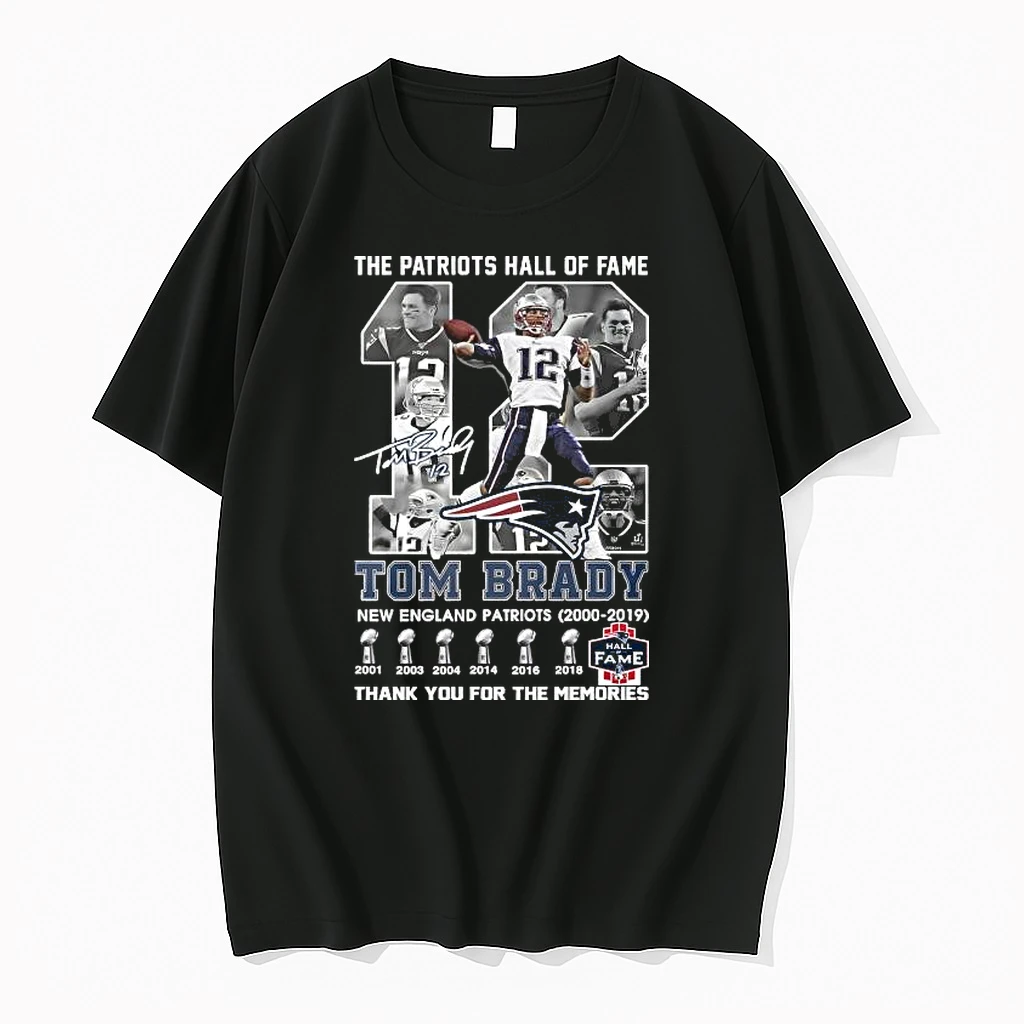 Tom Brady The Patriots Hall Of Fame 12 Legend Fan Shirts