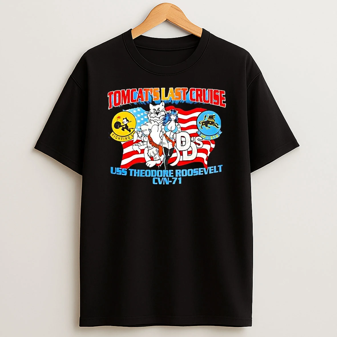 Tomcats Last Cruise Uss Theodore Roosevelt Cvn 71 Shirts