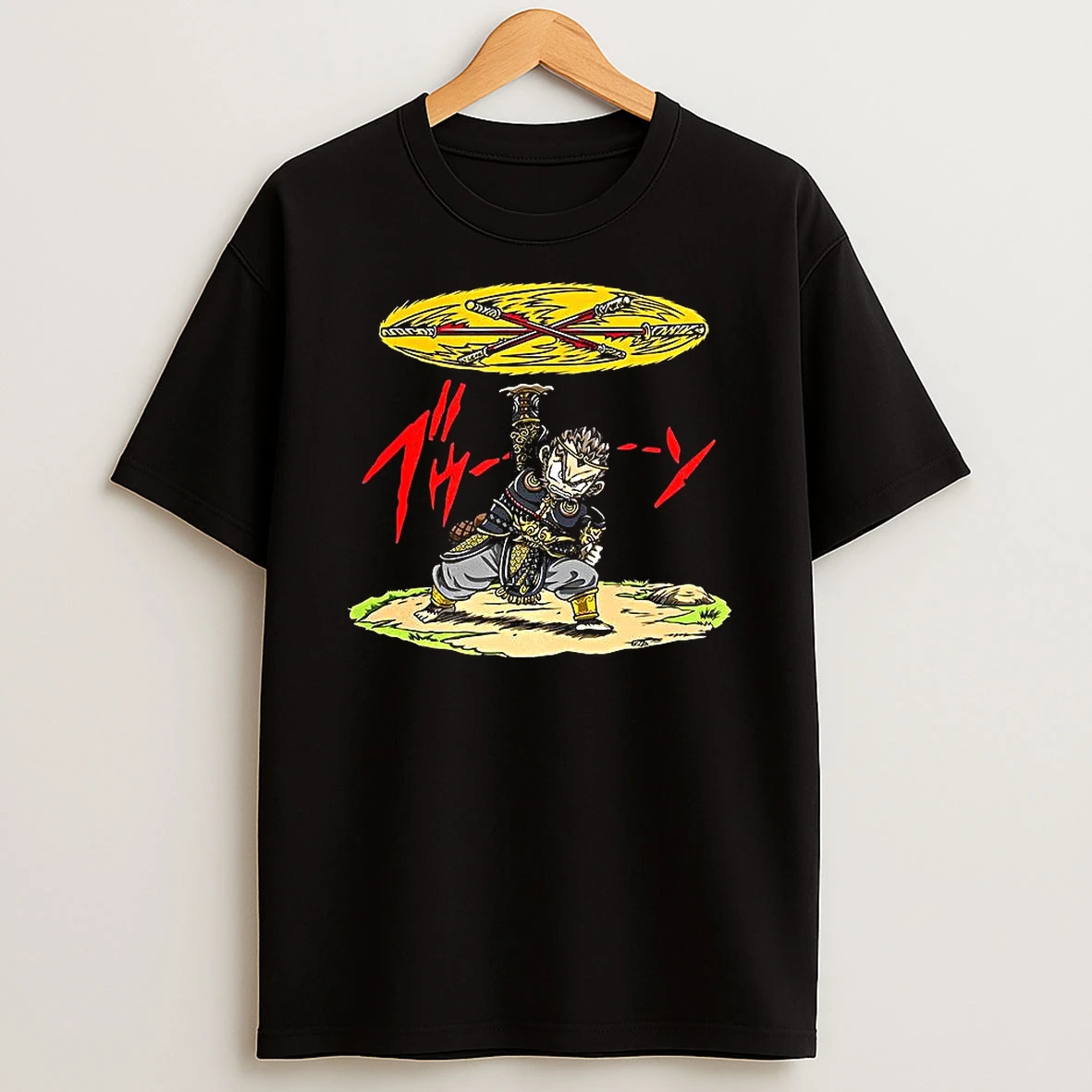 Ton Wukong Rotate The Stick As Desired Cartoon Shirts