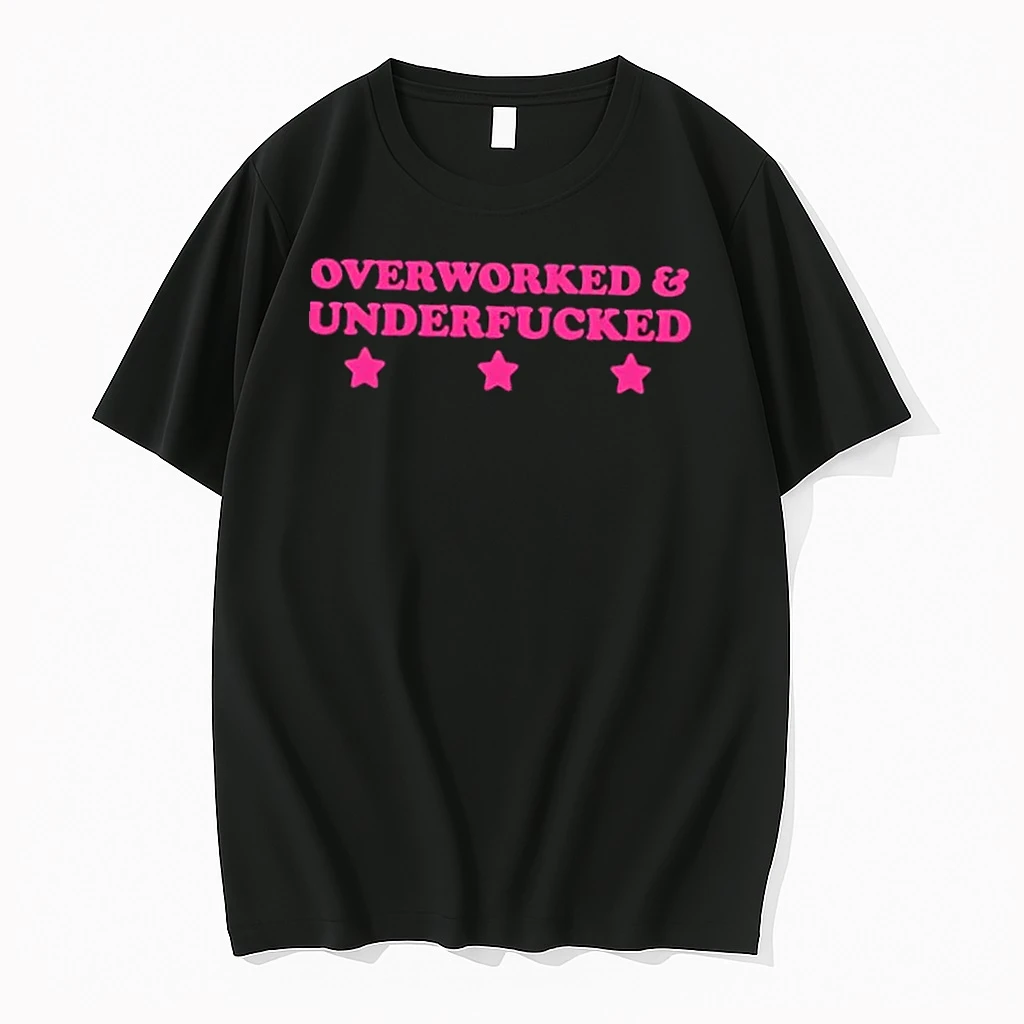 Tonhopatriota Overworked And Underfucked Stars Shirts